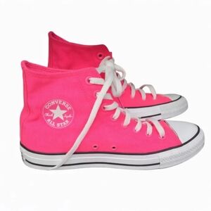 Converse Chuck Taylor All Star High Top Sneakers Pink Men's 7.5